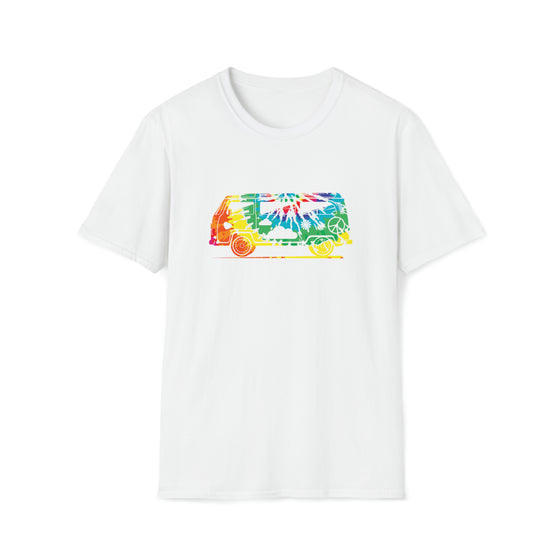 Hippie Shirt | Earth Peace Designs VW Van | Unisex Soft Style T-Shirt