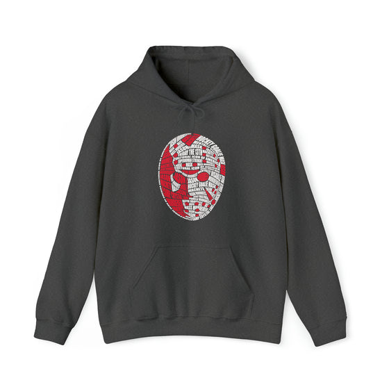 Jason  Friday  Halloween | Unisex Hooded Hoodie Sweatshirt | Embrace Your Vibe | Calligram Word Design