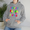 Hippie Sweatshirt | Trippy Hippie Sunglasses | Unisex Hooded Hoodie Sweatshirt