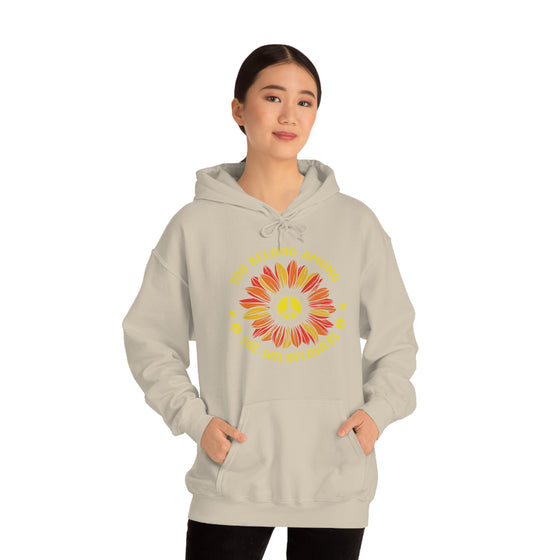 Among Wildflowers | Unisex Hooded Sweatshirt | Embrace Your Vibe