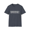 Baseball Sporting Name Athlete Silhouettes  |  Unisex Soft Style T-Shirt | Embrace Your Vibe