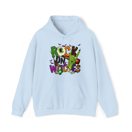 Halloween Sweatshirt | Rock On Witches | Unisex Hooded Hoodie Sweatshirt