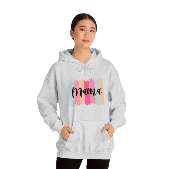 Chill Stitch – Paint Strokes Mama - Unisex Hooded Hoodie Sweatshirt – Embrace Your Vibe