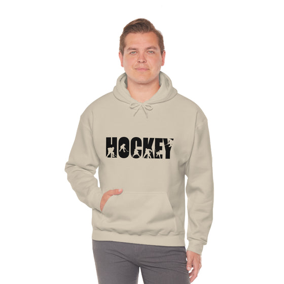 Chill Stitch – Hockey Sport - Unisex Hooded Hoodie Sweatshirt – Embrace Your Vibe