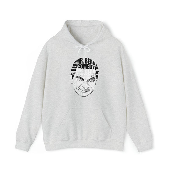 Mr Bean | Unisex Hooded Hoodie Sweatshirt  | Calligram Word Design