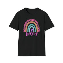  Teacher Life Shirt | Rainbow Teaching | Unisex Soft Style Tee T-Shirt