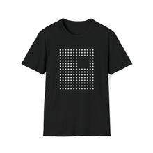  Abstract Dotted Square Flag Shape V4  |  Unisex Soft Style Tee T-Shirt  | Embrace Your Vibe