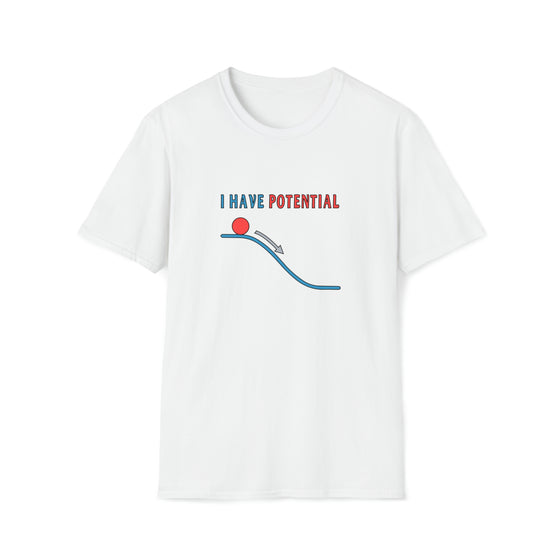 Science Shirt | Potential Energy William Rankine | Unisex Soft Style Tee T-Shirt | Science Technology