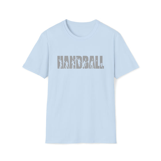 Handball Shirt | Sport Athlete Silhouettes | Unisex Soft Style T-Shirt