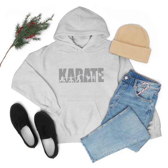 Chill Stitch – Karate Sport - Unisex Hooded Hoodie Sweatshirt – Embrace Your Vibe