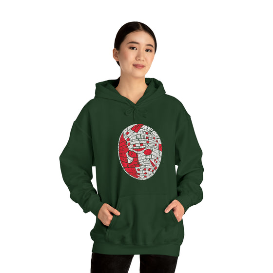 Jason  Friday  Halloween | Unisex Hooded Hoodie Sweatshirt | Embrace Your Vibe | Calligram Word Design
