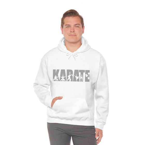 Chill Stitch – Karate Sport - Unisex Hooded Hoodie Sweatshirt – Embrace Your Vibe