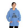 Al Capone | Unisex Hooded Hoodie Sweatshirt | Embrace Your Vibe | Calligram Word Design