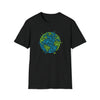 Abstract Shirt | UFO Invasion Earth Life | Abstract Unisex Soft Style Tee T-Shirt