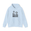 Blues Brothers | Unisex Hooded Hoodie Sweatshirt | Embrace Your Vibe | Calligram Word Design