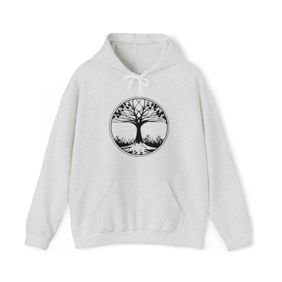 Yoga Sweatshirt | Tree of Life Strong Roots | Unisex Hooded Hoodie Sweatshirt