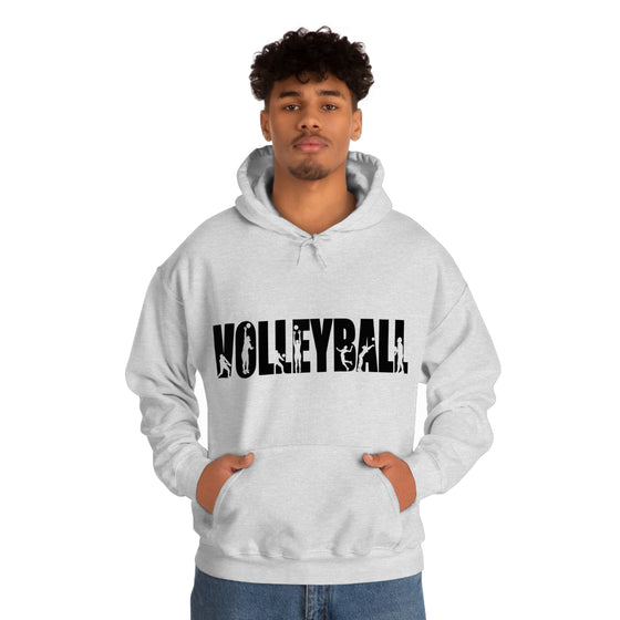 Chill Stitch – Volleyball Sport - Unisex Hooded Hoodie Sweatshirt – Embrace Your Vibe