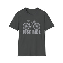  Bike Shirt | MTB Mountain Bike Just Ride Biking | Unisex Soft Style Tee T-Shirt