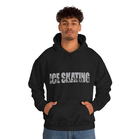 Chill Stitch – Ice Skating Sport - Unisex Hooded Hoodie Sweatshirt – Embrace Your Vibe