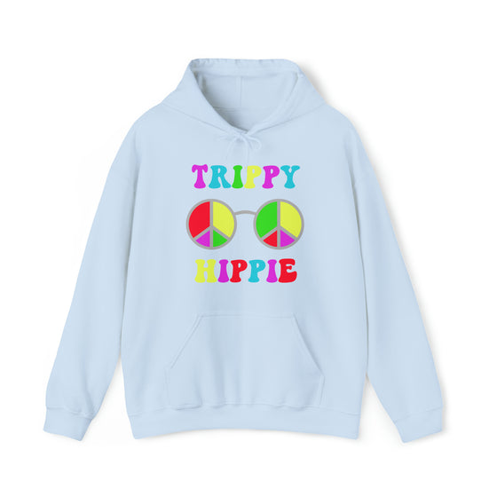 Hippie Sweatshirt | Trippy Hippie Sunglasses | Unisex Hooded Hoodie Sweatshirt