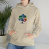 Lake Hoodie | Tree of Life Watercolor Color Burst V3 | Unisex Hooded Hoodie Sweatshirt