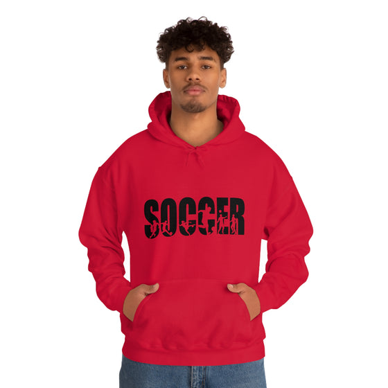 Chill Stitch – Soccer Sport - Unisex Hooded Hoodie Sweatshirt – Embrace Your Vibe