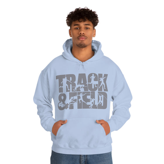 Chill Stitch – Track & Field Sport - Unisex Hooded Hoodie Sweatshirt – Embrace Your Vibe