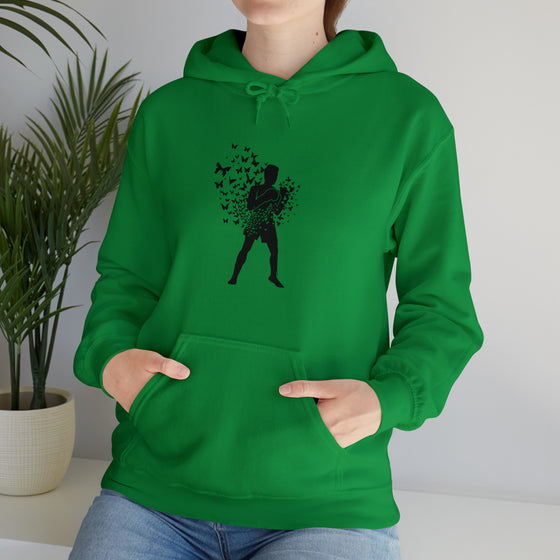 Float Like Butterfly Sting Like Bee Sweatshirt | Abstract Unisex Hooded Hoodie Sweatshirt