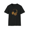 Headphone Donut Foodie Shirt | Abstract Unisex Soft Style Tee T-Shirt