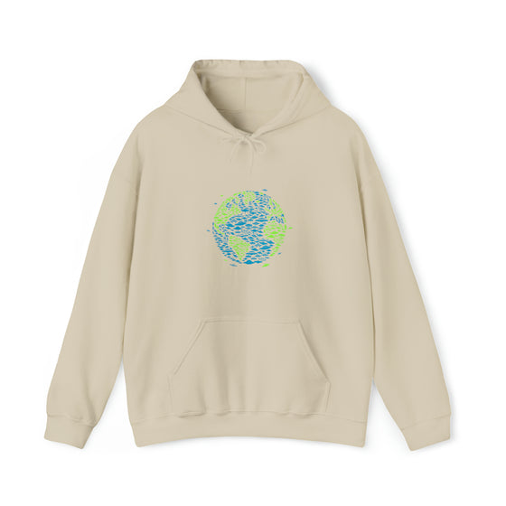 Abstract Sweatshirt | UFO Invasion Earth Life | Abstract Unisex Hooded Hoodie Sweatshirt