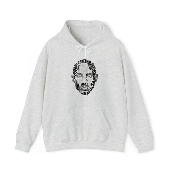Kobe Bryant Basketball | Unisex Hooded Hoodie Sweatshirt | Embrace Your Vibe | Calligram Word Design