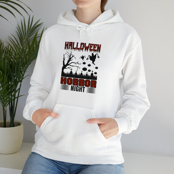 Halloween Sweatshirt  | Horror Night | Unisex Hooded Hoodie Sweatshirt