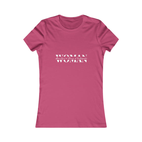 Women Beautiful Strong Unstoppable | Women’s Bella Canvas  |  T-shirt Tee | Embrace Your Vibe