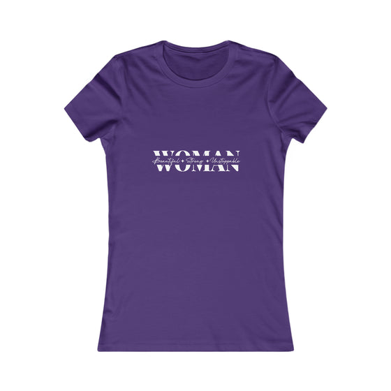 Women Beautiful Strong Unstoppable | Women’s Bella Canvas  |  T-shirt Tee | Embrace Your Vibe