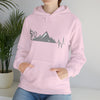 Bike Sweatshirt | MTB Mountain Heartbeat Bike Mountain Biking | Unisex Hooded Hoodie Sweatshirt