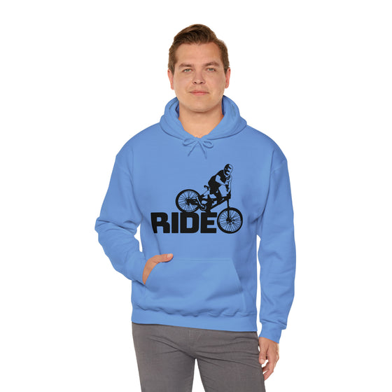 Bike Sweatshirt | MTB Mountain Bike Ride Biking | Unisex Hooded Hoodie Sweatshirt