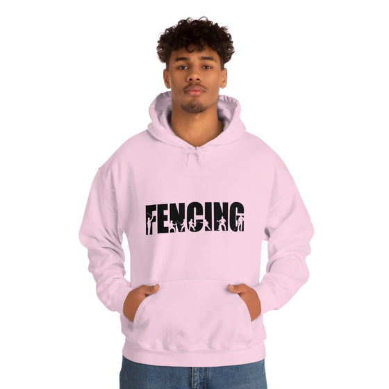 Fencing Sport Sweatshirt | Unisex Hooded Hoodie Sweatshirt