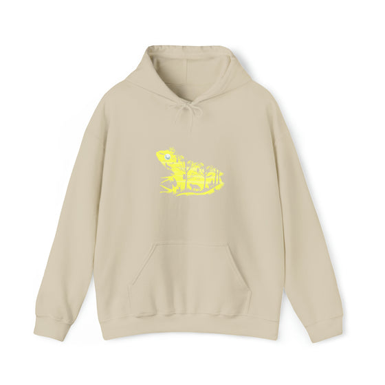 Frog Froggy Night Sweatshirt | Abstract  Unisex Hooded Hoodie Sweatshirt