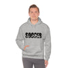 Chill Stitch – Soccer Sport - Unisex Hooded Hoodie Sweatshirt – Embrace Your Vibe