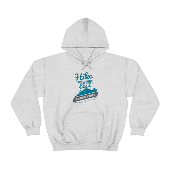 Chill Stitch – Hike More Worry Less - Unisex Hooded Hoodie Sweatshirt – Embrace Your Vibe