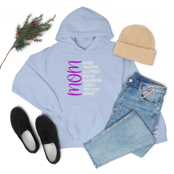 Chill Stitch – Mom Descriptions Flow - Unisex Hooded Hoodie Sweatshirt – Embrace Your Vibe