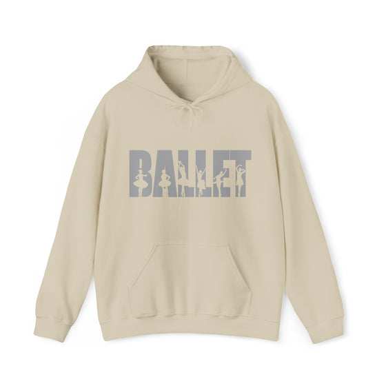 Ballet Dance Silhouette Sport | Unisex Hooded Hoodie Sweatshirt | Embrace Your Vibe