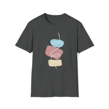  Abstract Block String Shapes V29  |  Unisex Soft Style Tee T-Shirt | Embrace Your Vibe