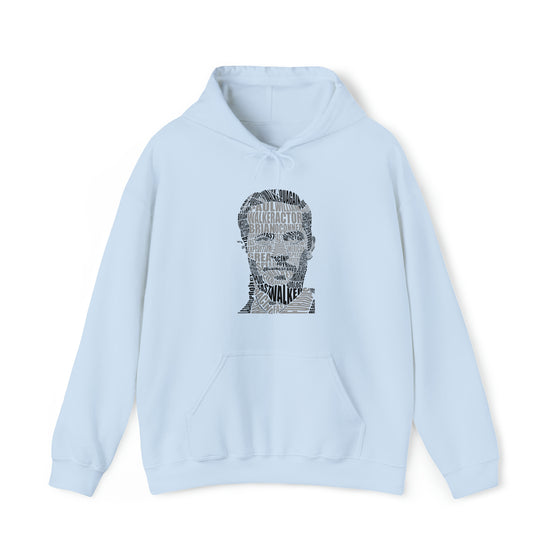 Paul Walker Fast Furious | Unisex Hooded Hoodie Sweatshirt  | Calligram Word Design