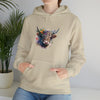 Sweatshirt | Highland Cow Watercolor V2  Western | Unisex Hooded Hoodie Sweatshirt