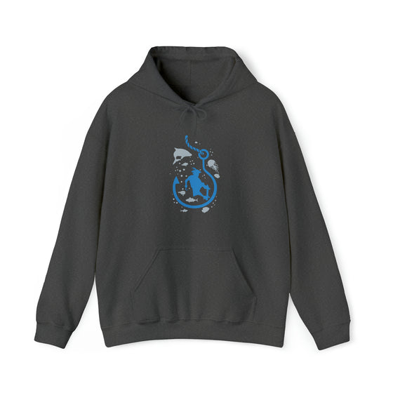 Captain Hook Skateboarding | Abstract | Unisex Hooded Hoodie Sweatshirt  | Chill Stitch Clothing