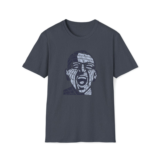 Chester Bennington Shirt | Unisex Soft Style Tee T-Shirt | Calligram Word Design
