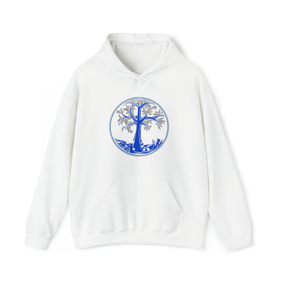 Beach Hoodie | Tree of Life Blues | Unisex Hooded Hoodie Sweatshirt