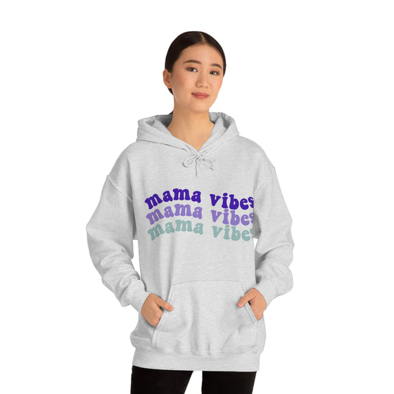 Chill Stitch – Mama Wave Vibes - Unisex Hooded Hoodie Sweatshirt – Embrace Your Vibe