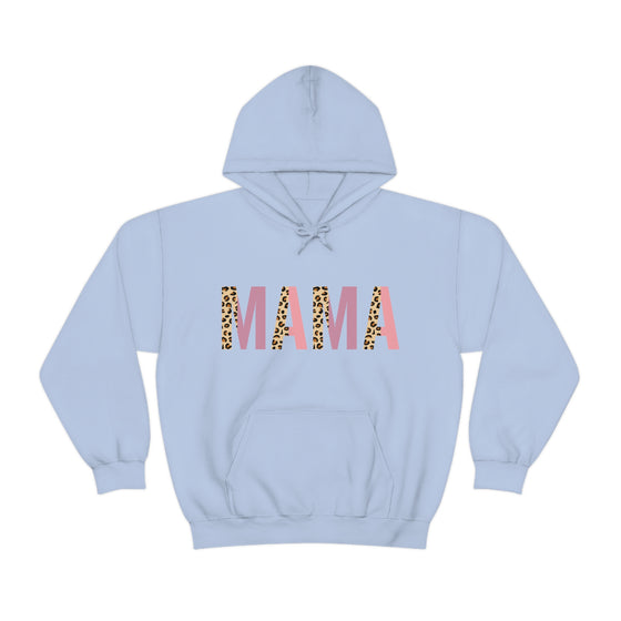 Chill Stitch – Mama Leopard - Unisex Hooded Hoodie Sweatshirt – Embrace Your Vibe